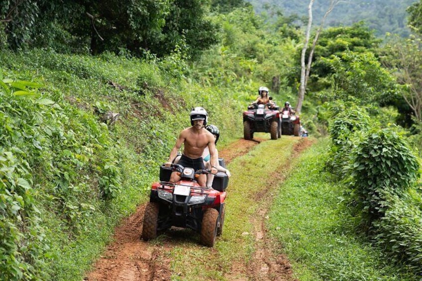 ATV Expedition to the Heart of the Jungle into a Hidden Waterfall