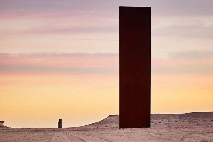 Qatar West Coast tour to Richard Serra Sculpture and Mushroom Rock Formation