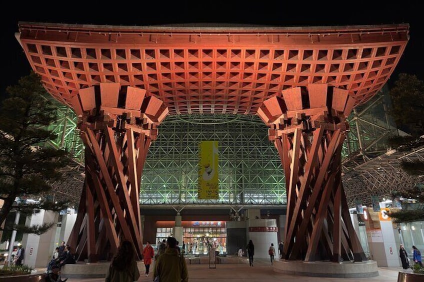 Kanazawa station. Our trip will start from here!!!