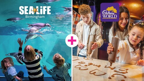 SEA LIFE Birmingham & Cadbury World Kombiticket