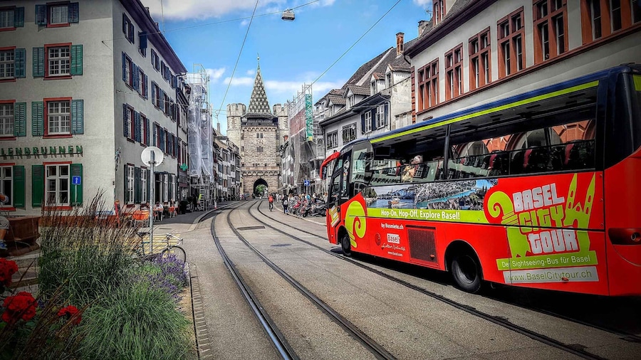 Basel: Sightseeing Bus Tour with Audio Guide