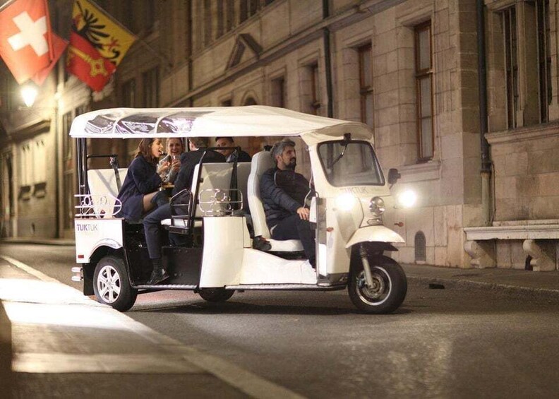 Picture 2 for Activity Geneva Chocolate Tour aboard a TukTuk