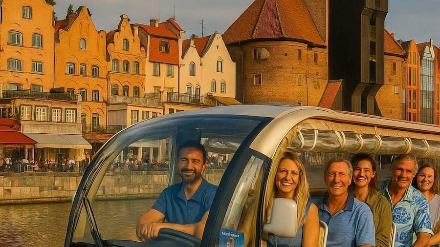 Gdansk: City Tour Sightseeing by Buggy Golf Cart