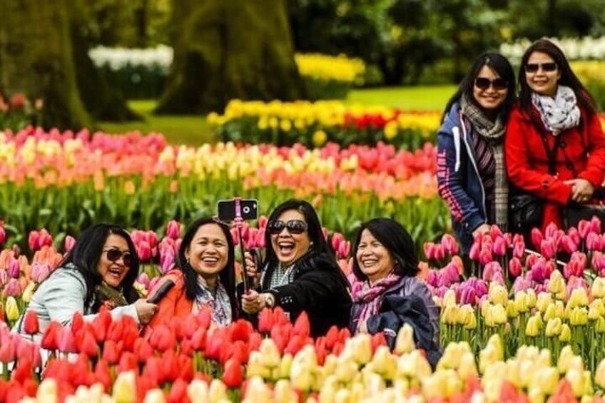 Keukenhof Ticket With Roundtrip Shuttle Bus from Amsterdam