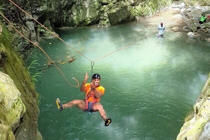 Trek/rappelling/zipline in Dominican Republic 