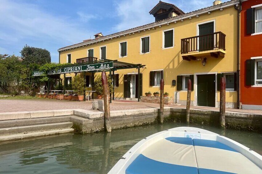 At the end of the Torcello Canal - Arrive & Enjoy