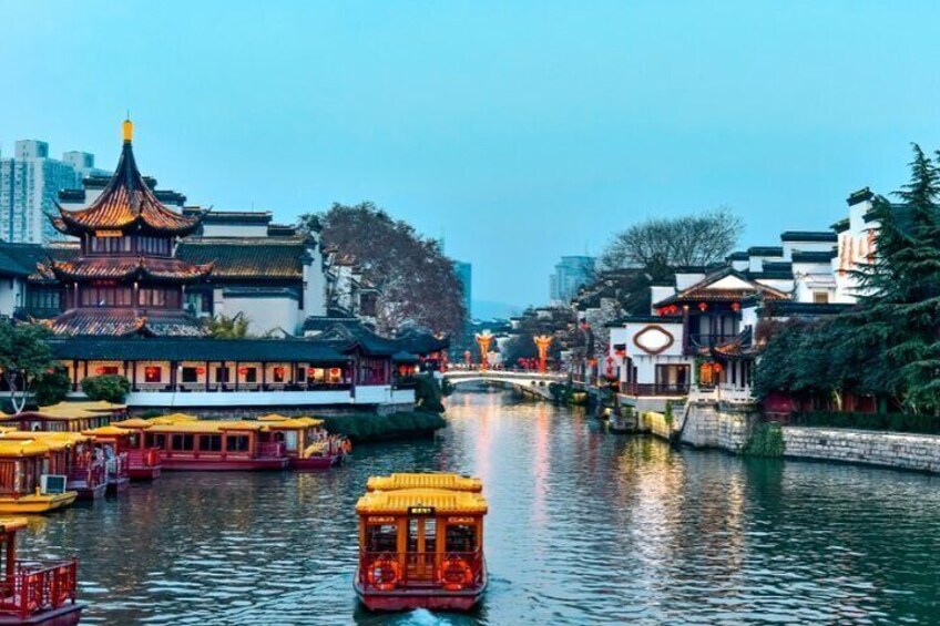Nanjing Confucius Temple and QinHuai River