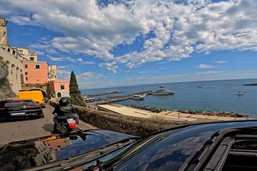 Amalfi and Positano Private Luxury Car Tour from Rome