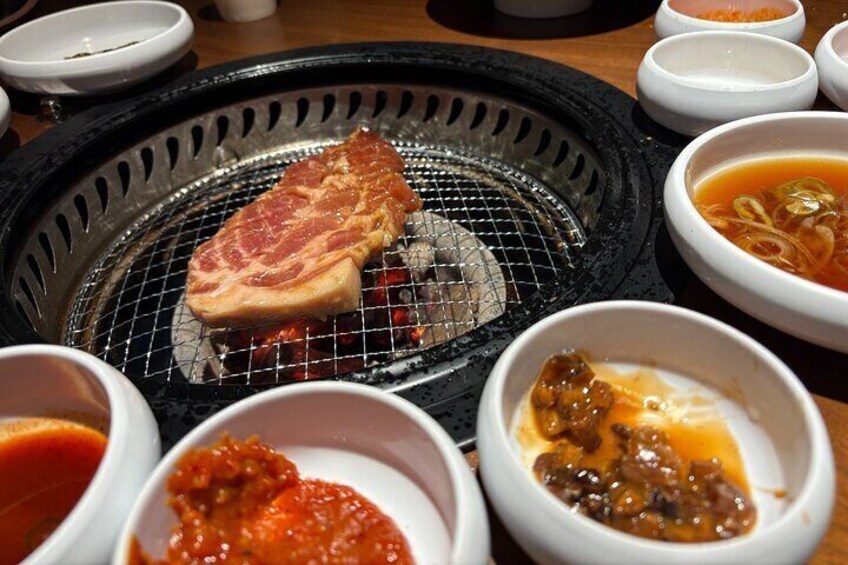 Learn How to Korean BBQ at Fancy Korean BBQ restaurant