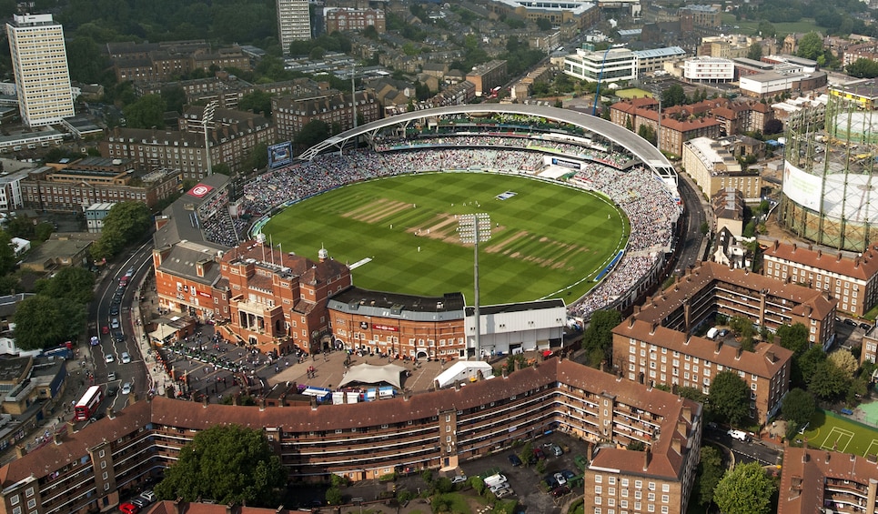 Aerial view of Kia Oval Grounds