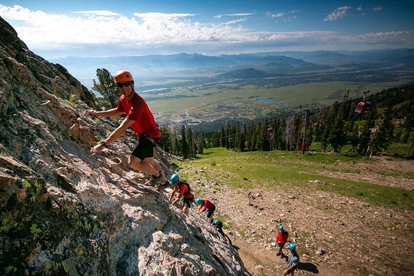 Picture 4 for Activity Jackson Hole Mountain Resort Via Ferrata Guided Climb