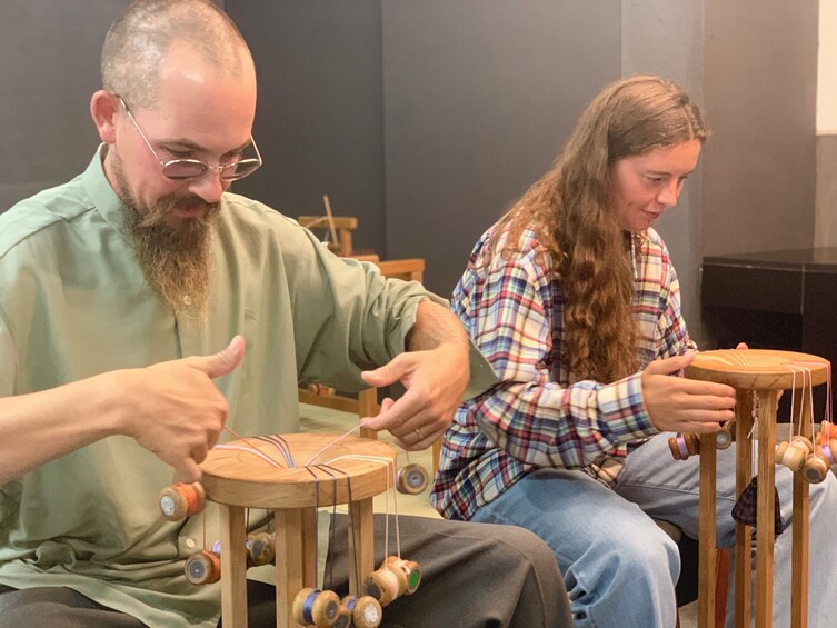 Kumihimo Workshop at a Historic 370-Year-Old Braiding Shop in Tokyo