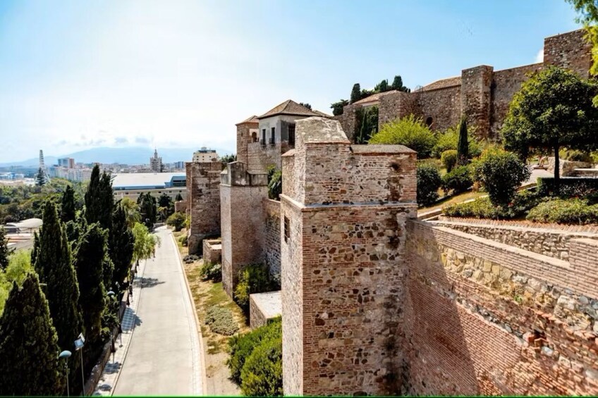 Malaga walking tour with Gibralfaro Castle and Alcazaba visits