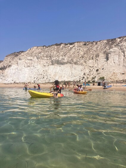 Picture 6 for Activity AGRIGENTO: KAYAK Tour alla SCALA DEI TURCHI & SNORKELING