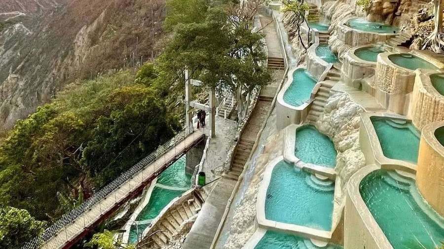 Nature Experience at Blue Hot Springs of Tolantongo Caves