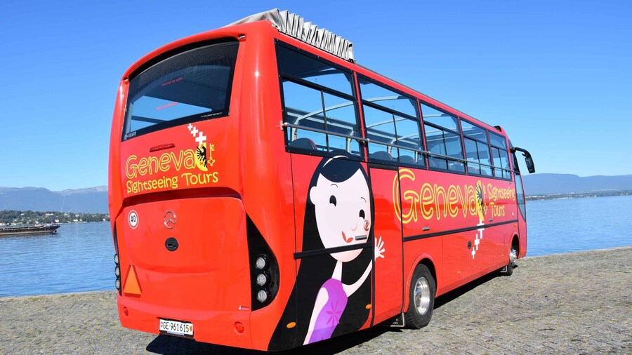 Geneva: Hop-on Hop-Off Bus & Scenic Mini-Train Tour