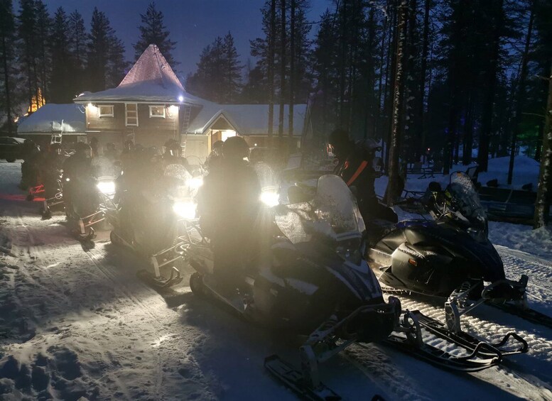 Picture 3 for Activity Levi: Snowmobile Northern Lights Hunting Trip With Campfire