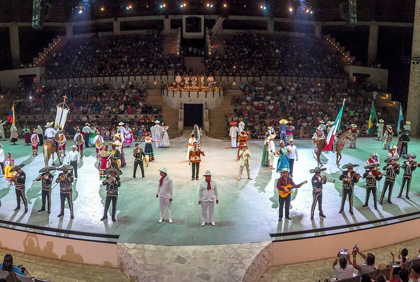 Xcaret Park Day Tour & Night Show with Transportation