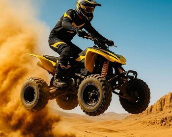 Marrakech: Agafay Desert Dinner Show with Quad Bike & Camel