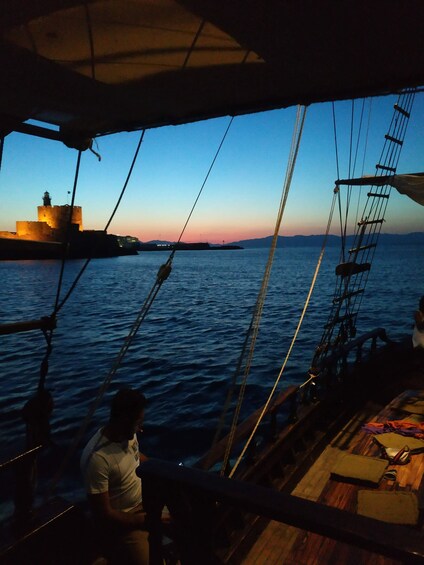 Picture 6 for Activity Rhodes: 1-hour Sunset Cruise on an 18th-Century Boat