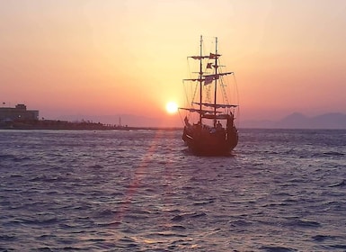 Rhodes: 1-hour Sunset Cruise on an 18th-Century Boat