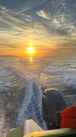 Zadar: sunset harmony,boat,music,champagne