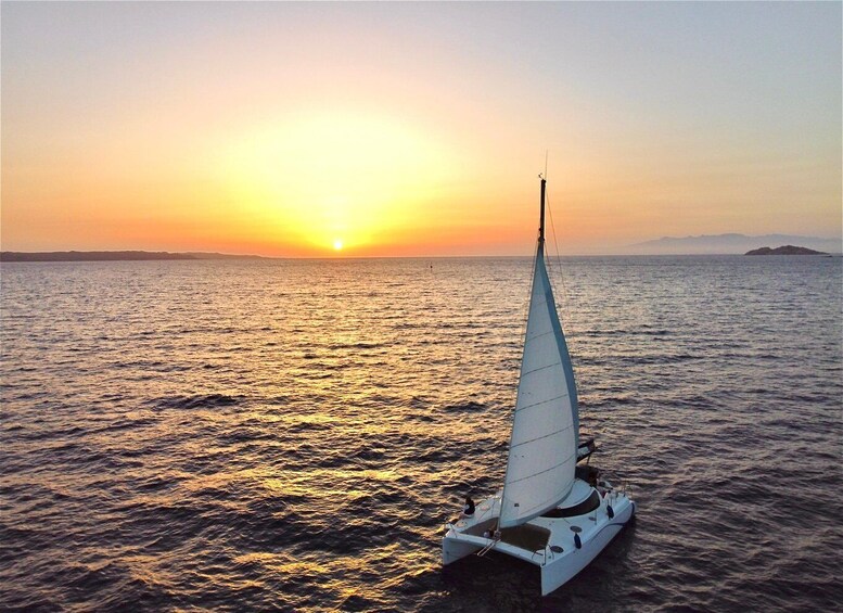 Catamaran Sunset tour La Maddalena Archipelago with aperitif