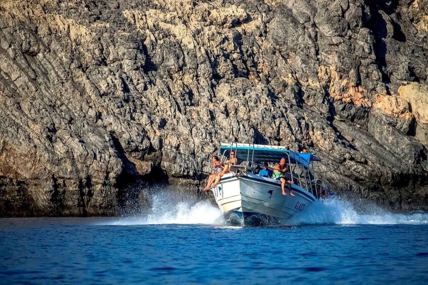 Picture 5 for Activity Lindos: 1.5 Hour Glass-Bottom Boat Cruise with Swim Stops