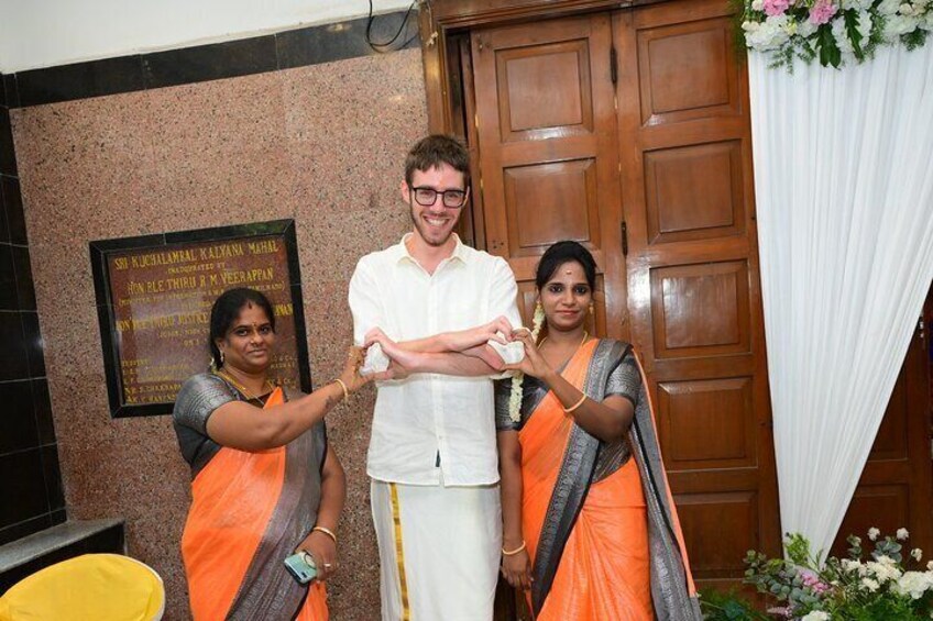 Celebrating and enjoying an Indian wedding