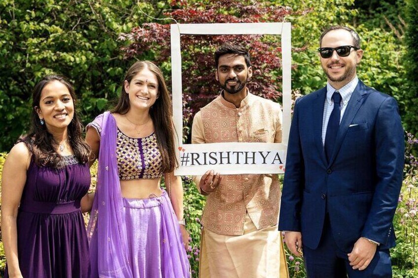 Trying Indian costume