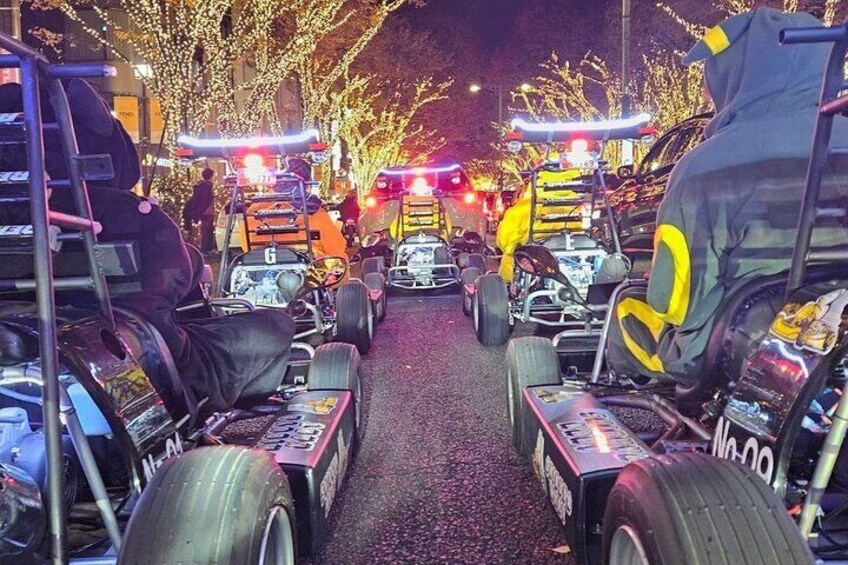Tokyo Street Private Tour by Go Kart (60 minutes course)