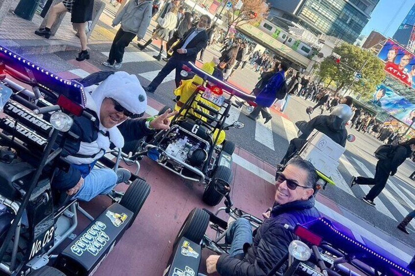 Tokyo Street Private Tour by Go Kart (60 minutes course)