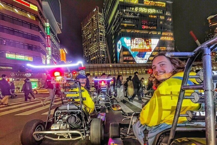 Tokyo Street Private Tour by Go Kart (60 minutes course)