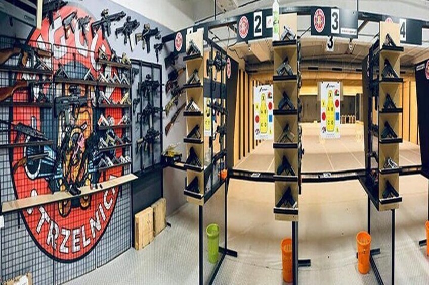 Krakow Shooting Range with instuctor and Hotel Transfer