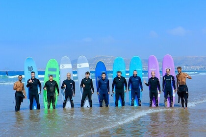 Beginner Surfing Experience in Beautiful Agadir Beach