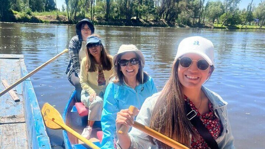 Xochimilco at dawn in Canoe or Kayak and Organic Breakfast