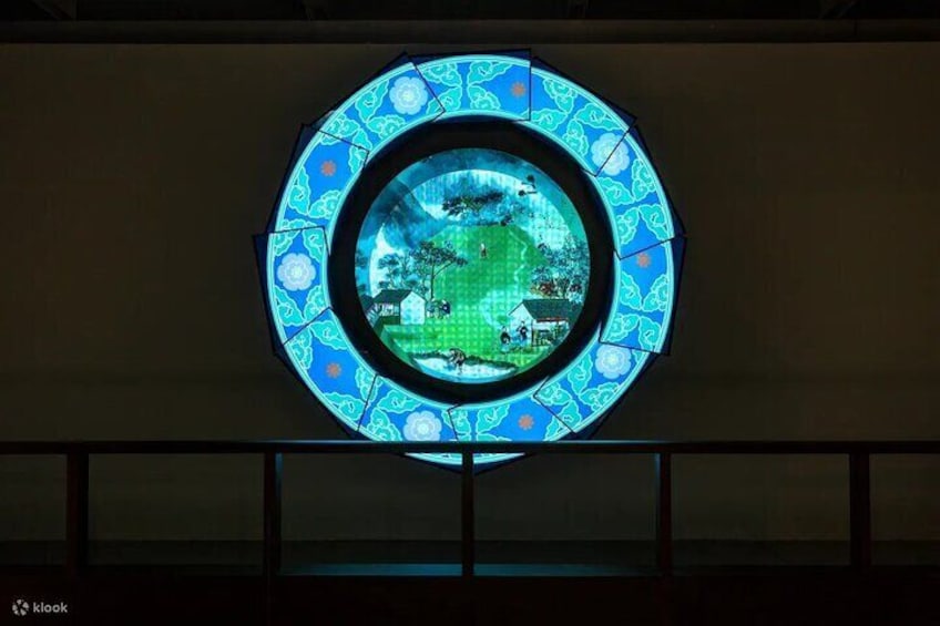 Moongate Interactive kinetic installation, Kenny Wong Hong Kong Palace Museum