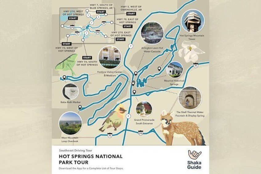 Hot Springs National Park Self Guided Audio Tour