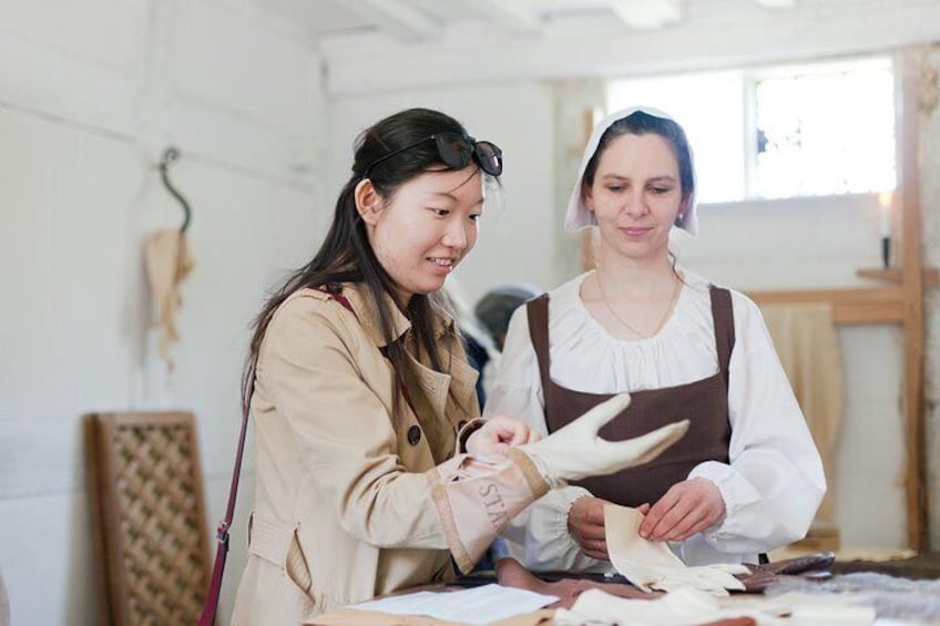 The Glover's workshop at Shakespeare's Birthplace