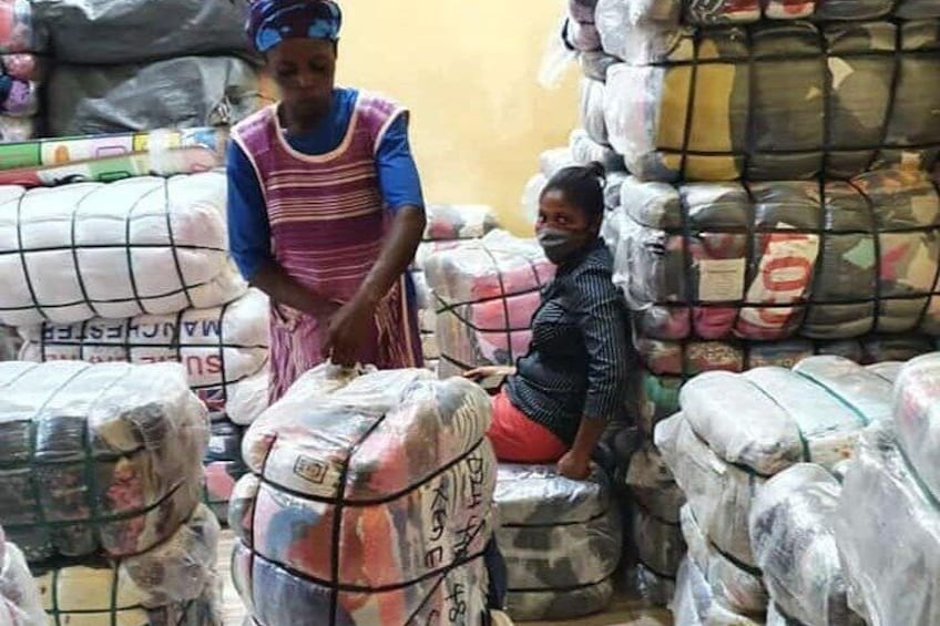 Biggest Shipped Used Cloth Market in Accra Kantamanto