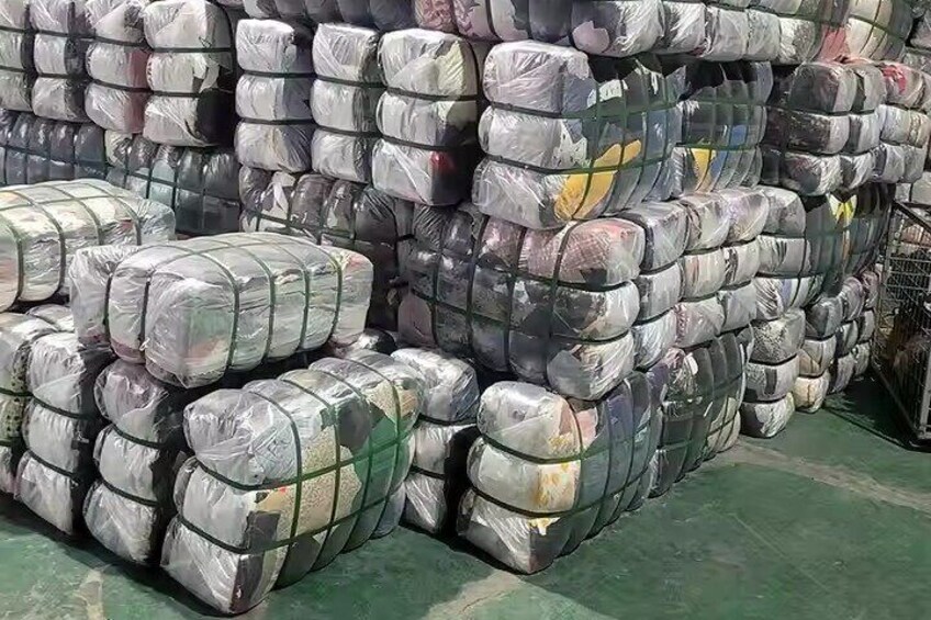 Biggest Shipped Used Cloth Market in Accra Kantamanto