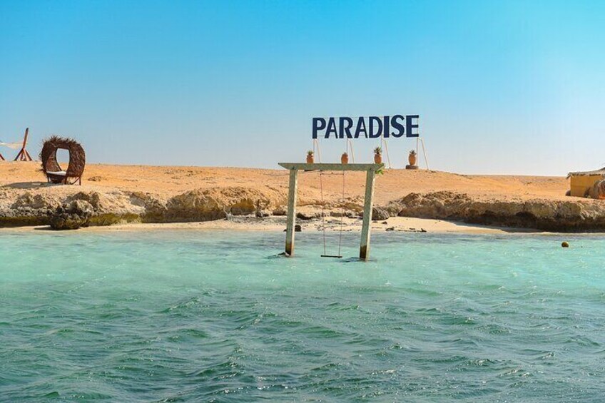 Paradise Hula Hula Island Snorkeling Sea Trip & Lunch in Hurghada