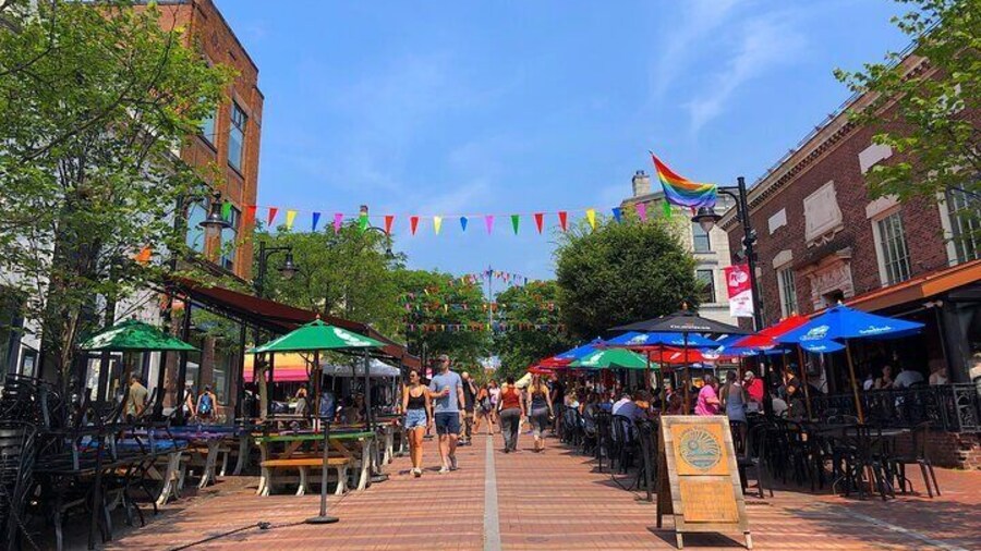 Church Street in Downtown Burlington - one of our favorite places to explore and the end of the tour.