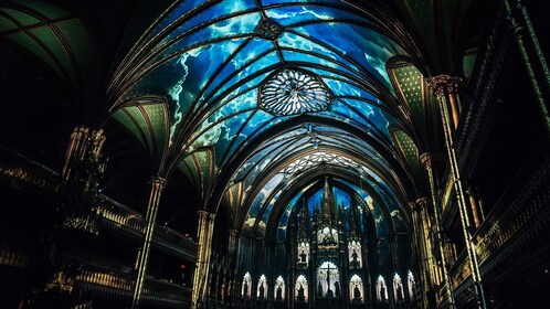 Montreal: Rundfahrt und AURA-Erlebnis in der Basilika Notre-Dame