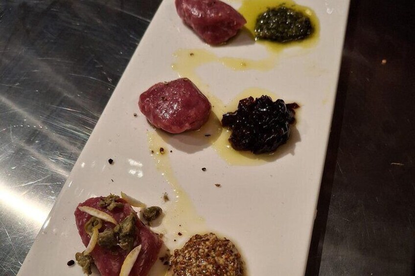 Wine tasting with italian Aperitivo 