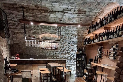 Wine tasting with italian Aperitivo