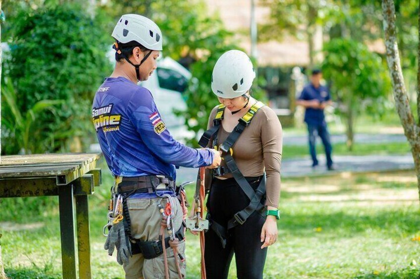 Koh Samui Jungle Zipline Adventure (16 Platforms)