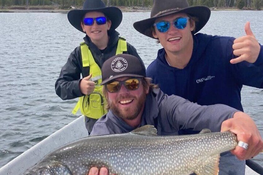 Full Day Group and Family Big Boat Fishing at Jackson Hole