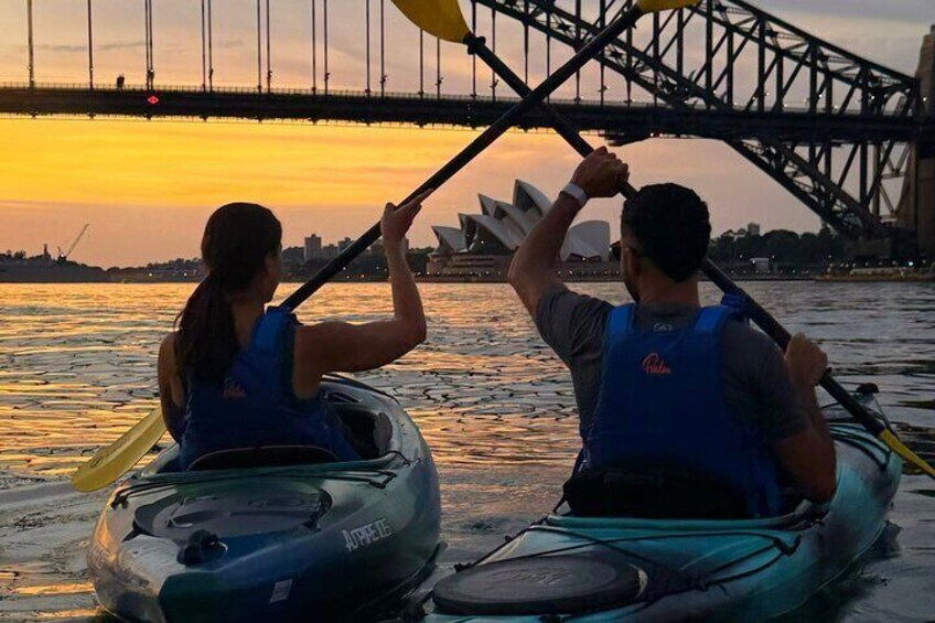 Sunset Harbour Bridge Kayak Escape