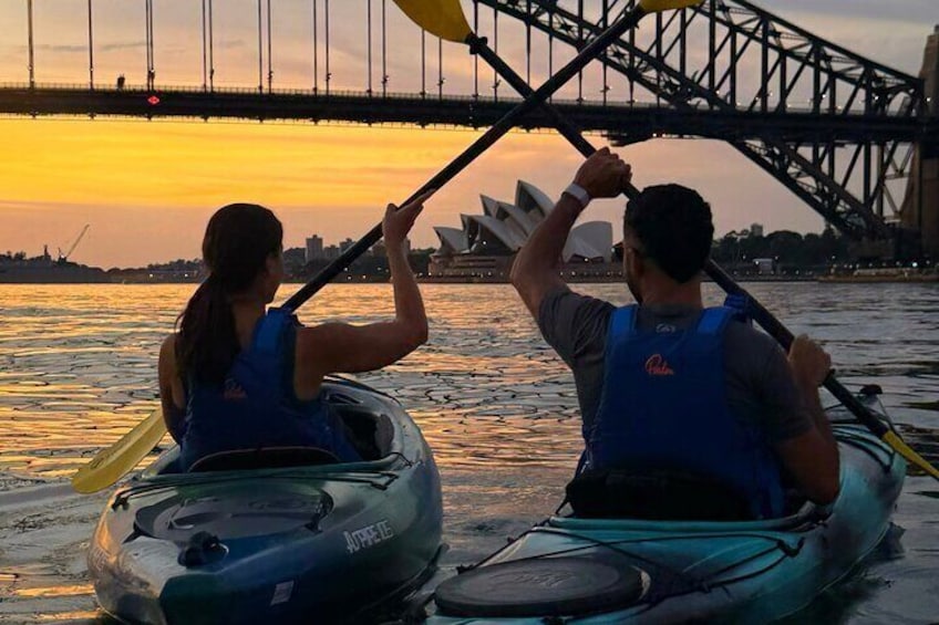 Sunset Harbour Bridge Kayak Escape